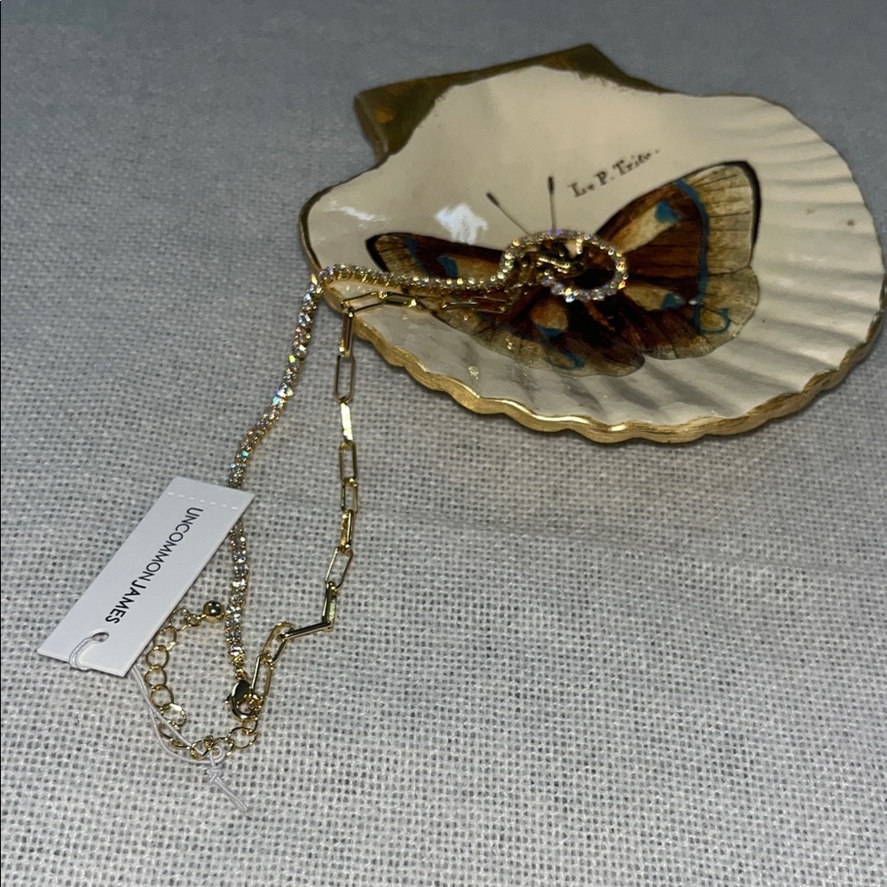 Uncommon James Gold Crystal-Embellished Chain Necklace